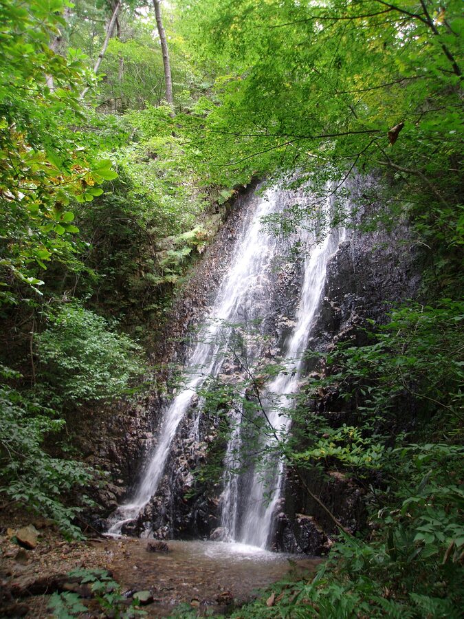 Fudo Fall waterfall in the Shirakami-Sanchi beech forest