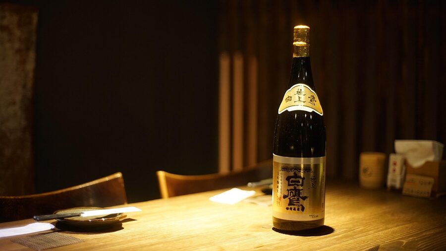 Kaiseki Japanese multi-course meal with sake and seasonal dishes
