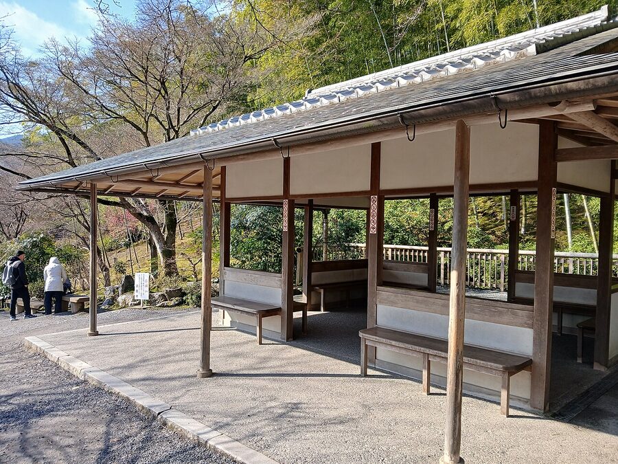 Tenryu-ji Hatto cloud dragon hall exterior Kyoto
