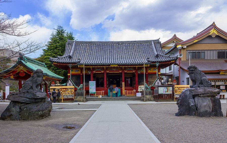 Asakusa Shrine honden main building, Tokyo