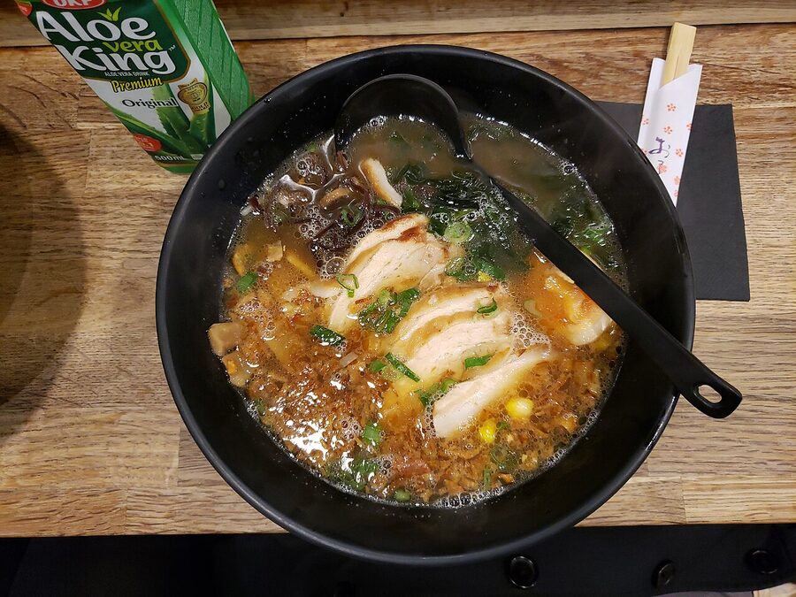 Char siu tonkotsu ramen close-up