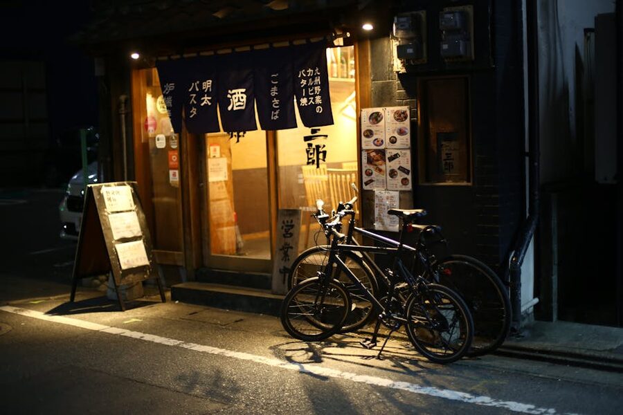 Yatai food stall in Fukuoka