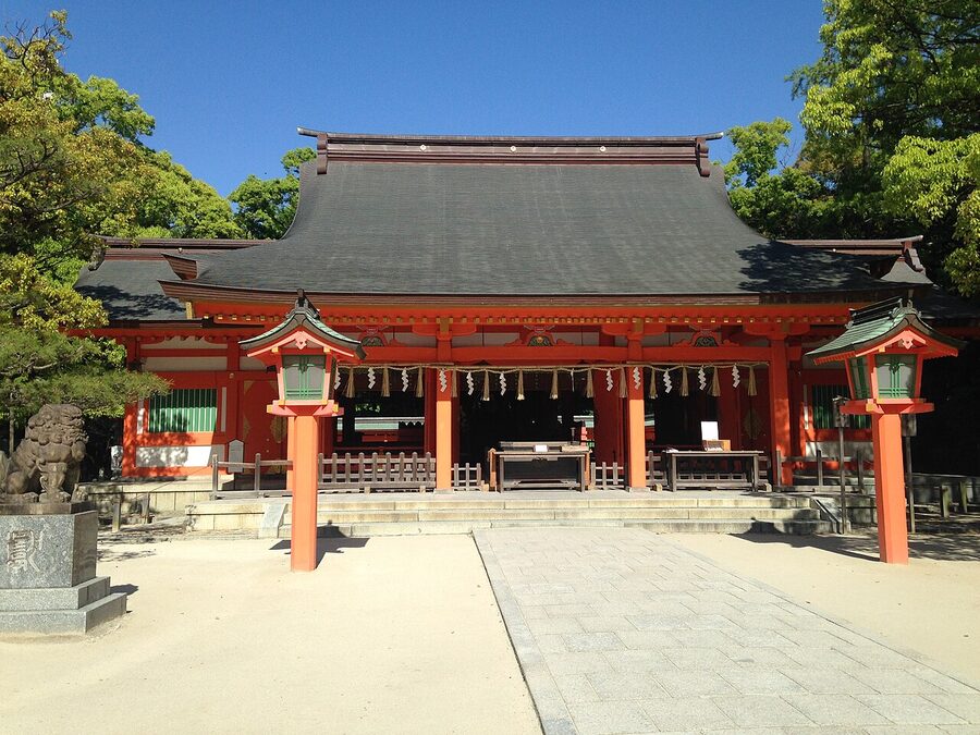 Sumiyoshi Shrine main hall