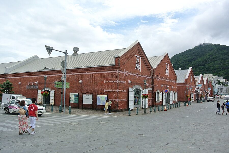 Kanemori Red Brick Warehouse historic facades Hakodate