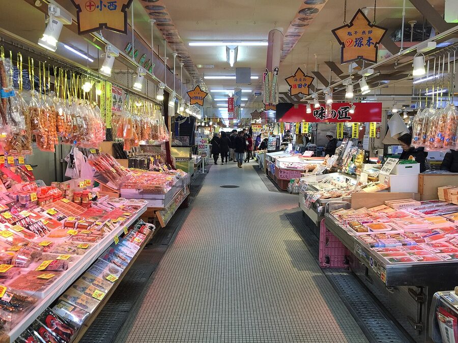 Hakodate Morning Market Hakodate Asaichi stalls