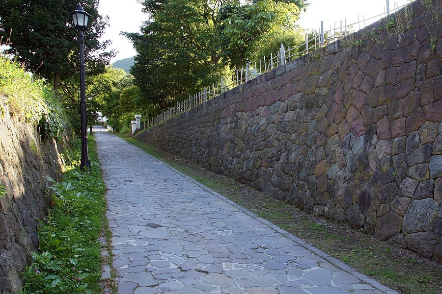 Chachanobori cobbled slope Motomachi Hakodate