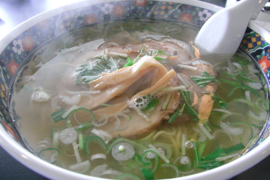 Hakodate shio ramen at Ajisai