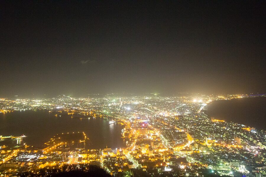 Hakodate night view Mount Hakodate yakei