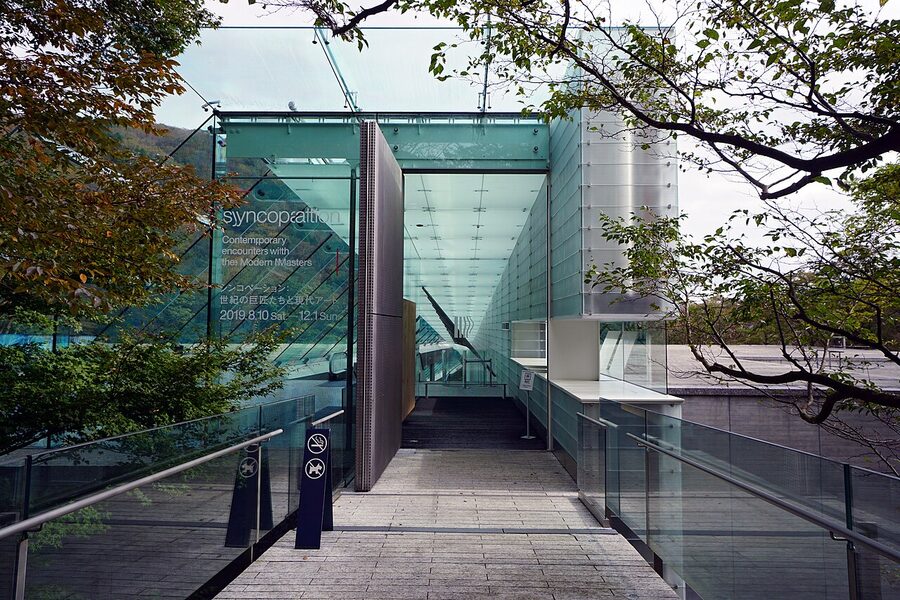 POLA Museum of Art exterior in the Sengokuhara forest