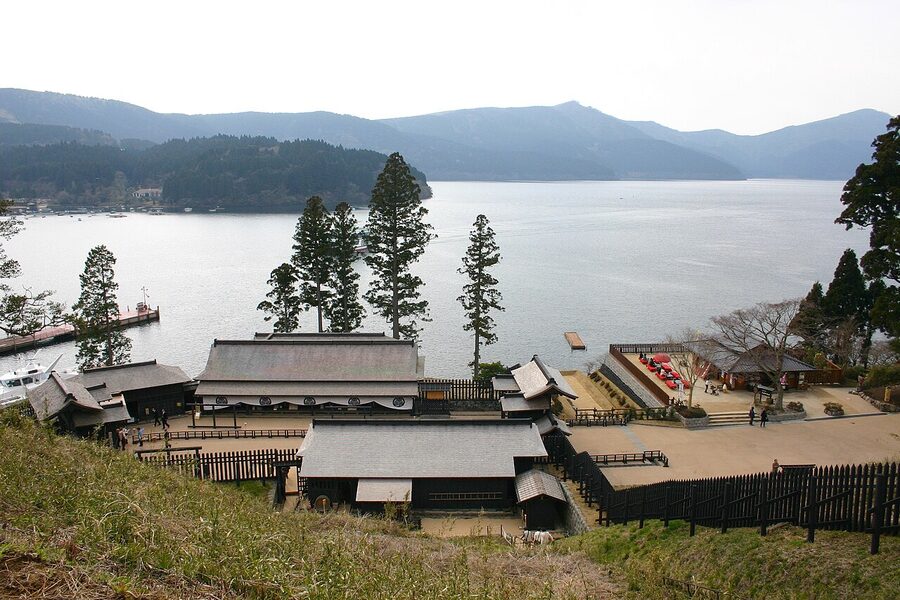 Hakone Sekisho reconstructed checkpoint buildings