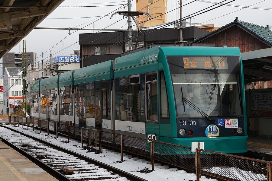 Hiroden 5000 series Green Mover tram, Hiroshima