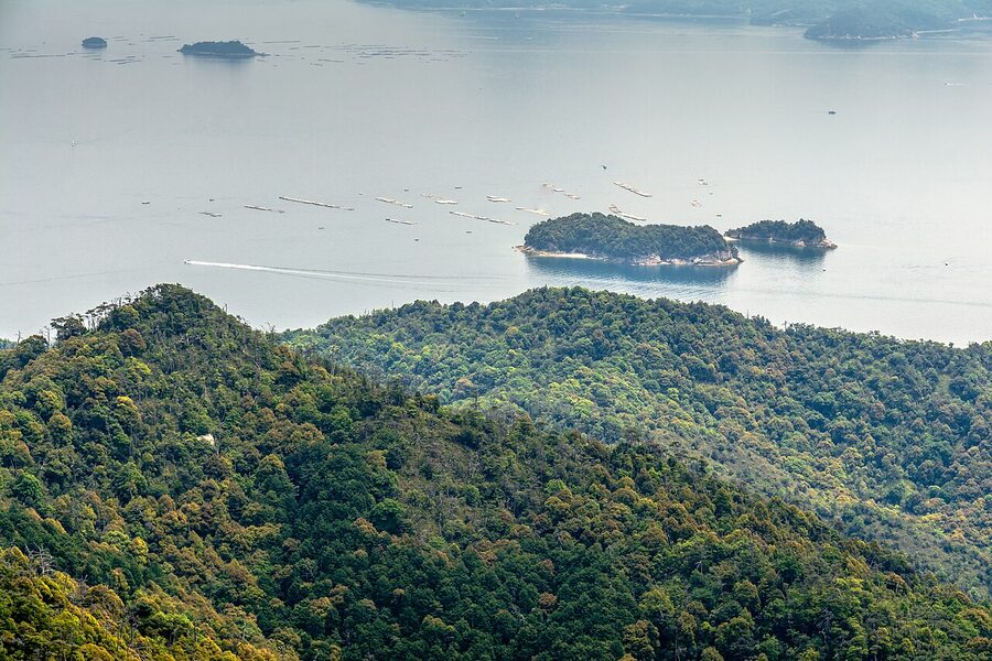 Mount Misen view, Miyajima