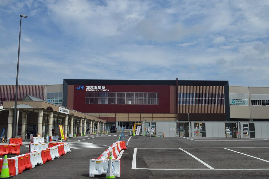 Kaga-Onsen Station in Ishikawa Prefecture