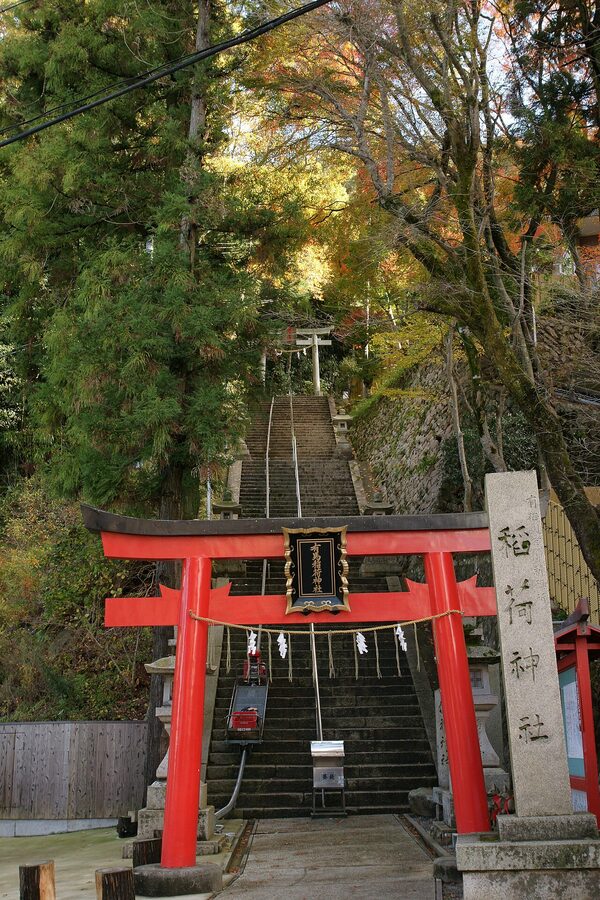 Arima Onsen historic streetscape near Kobe