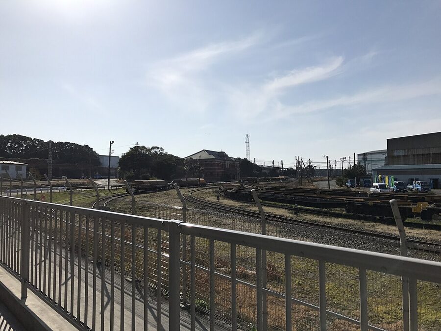 The former main building of the Yawata Steel Works, Kitakyushu, brick administrative building.