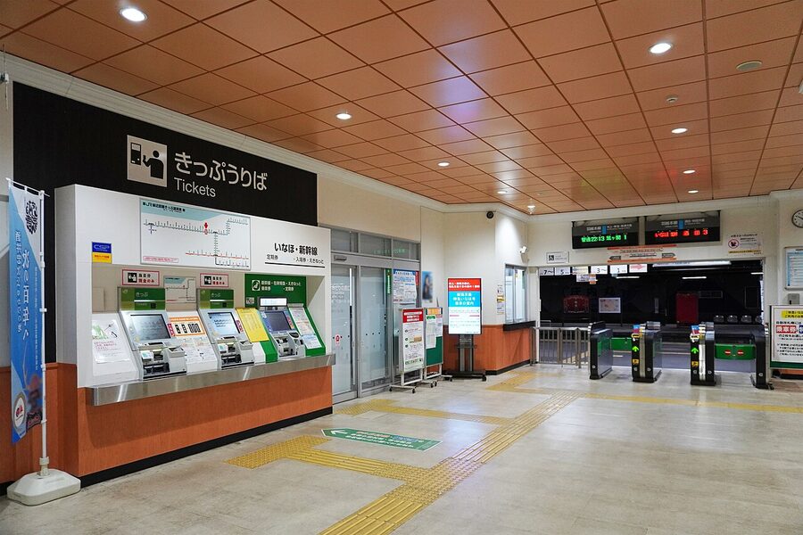 JR East ticket gate at Tsuruoka Station