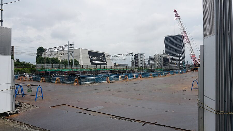 Hokkaido Shinkansen Sapporo extension construction site