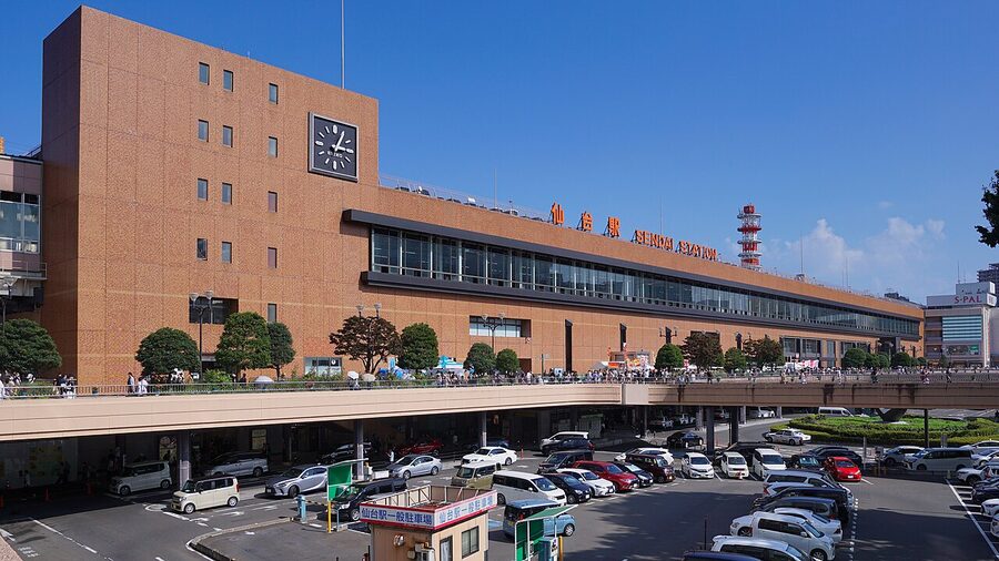 Sendai Station west exit, Miyagi