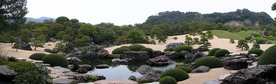 Adachi Museum of Art Japanese garden view