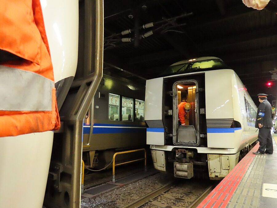 Limited Express Thunderbird train at Kanazawa Station