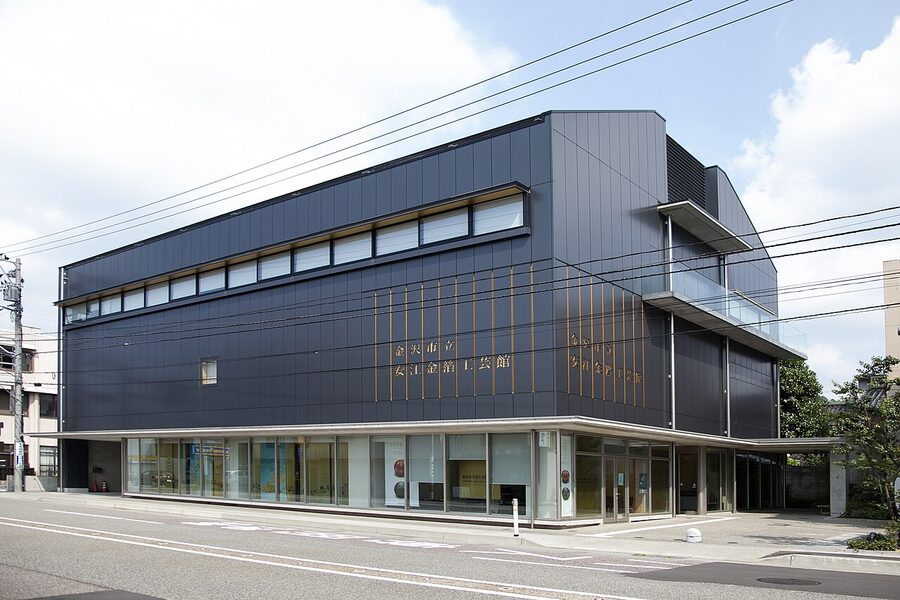 Yasue Gold Leaf Museum interior with kinpaku screens