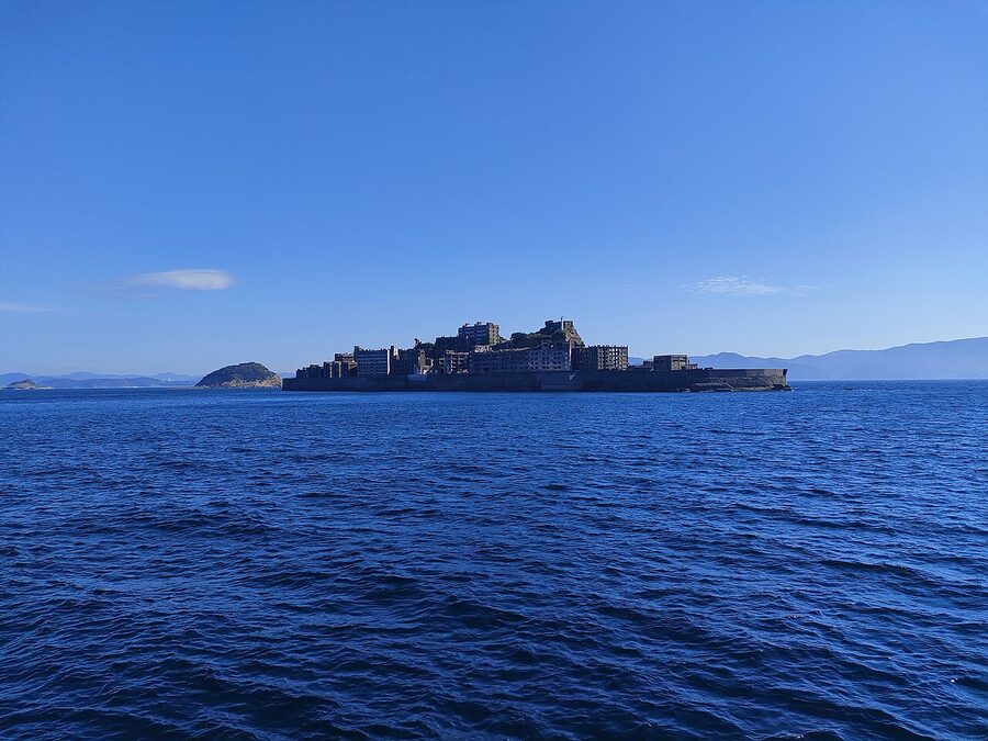 Hashima Battleship Island view 2023