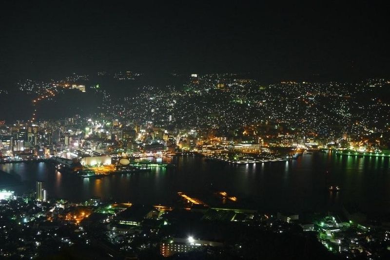 Night view of Nagasaki city from Mt Inasa observatory