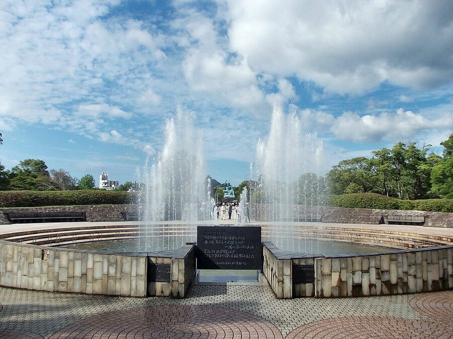 Fountain of Peace at Nagasaki Peace Park