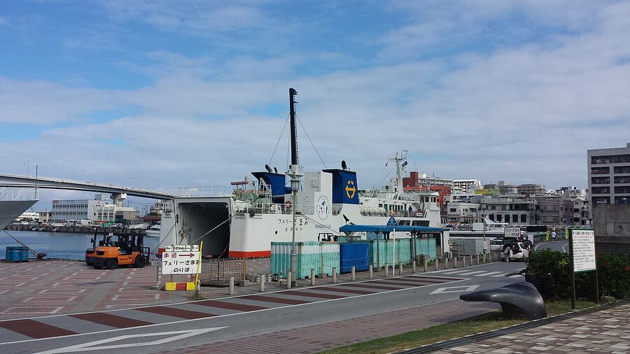 Zamami Island ferry at Naha