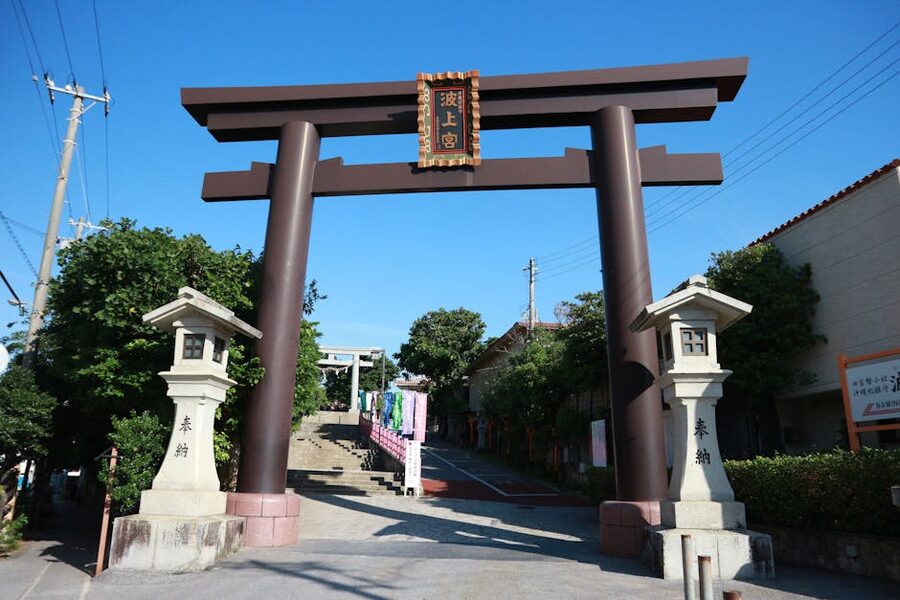 Naminoue Shrine torii gate