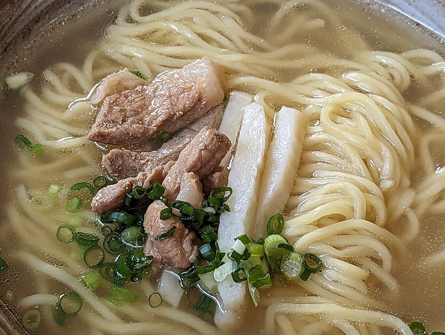 Bowl of Okinawa soba