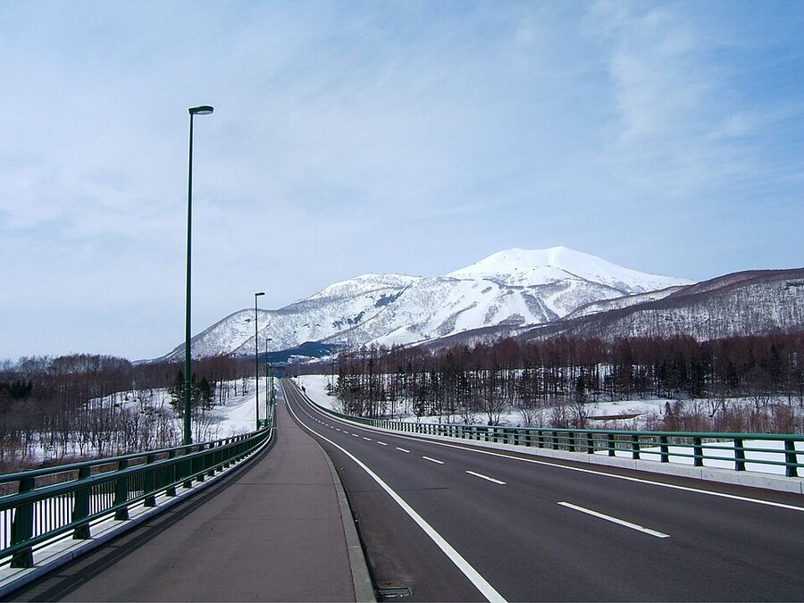 Niseko Annupuri east face from above