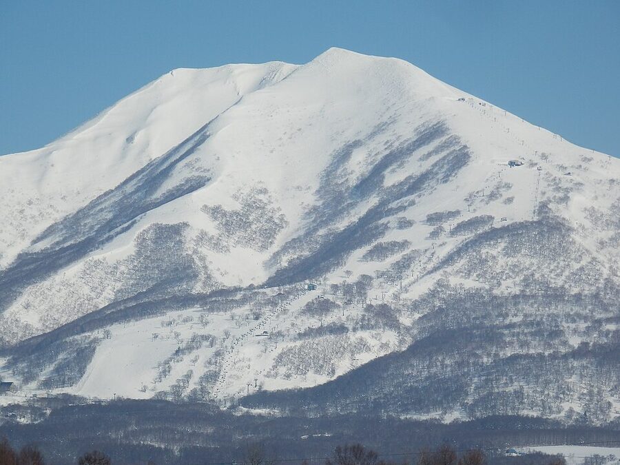 Niseko Annupuri ski area mountain face