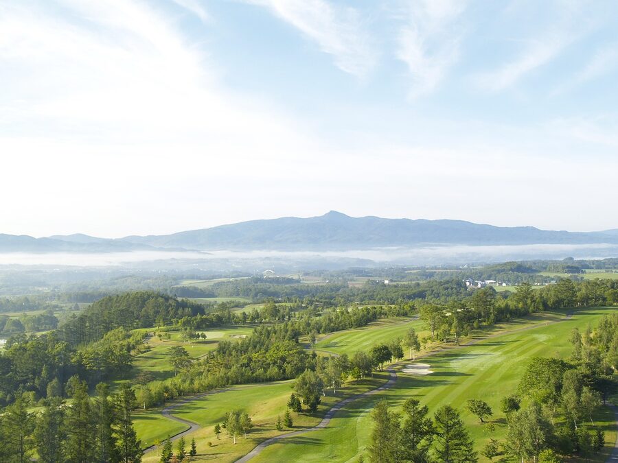 Hokkaido Niseko summer landscape