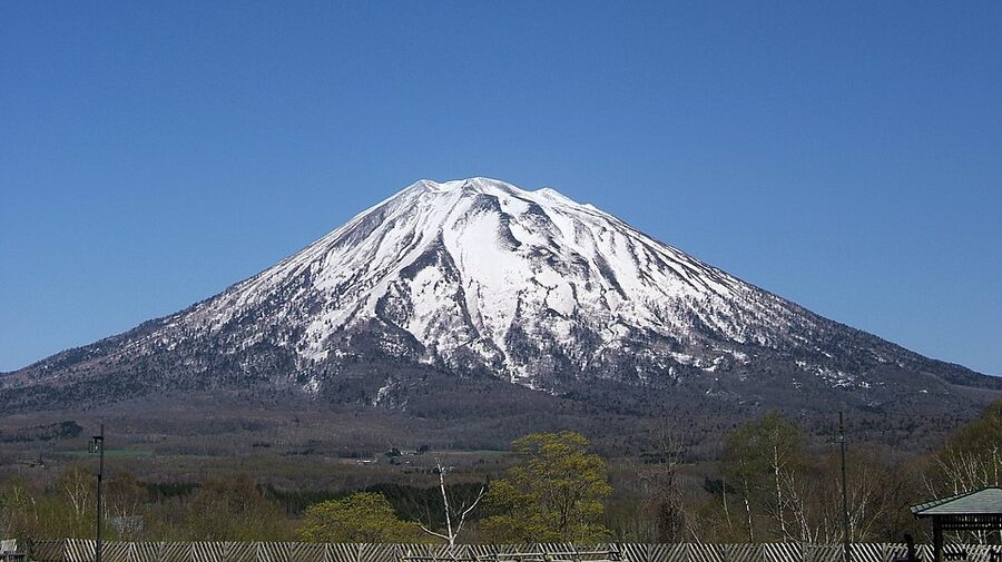 Mount Yotei seen from Hirafu slopes