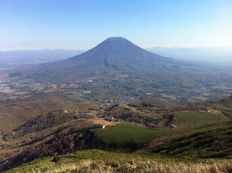 Mount Yotei volcanic cone Hokkaido