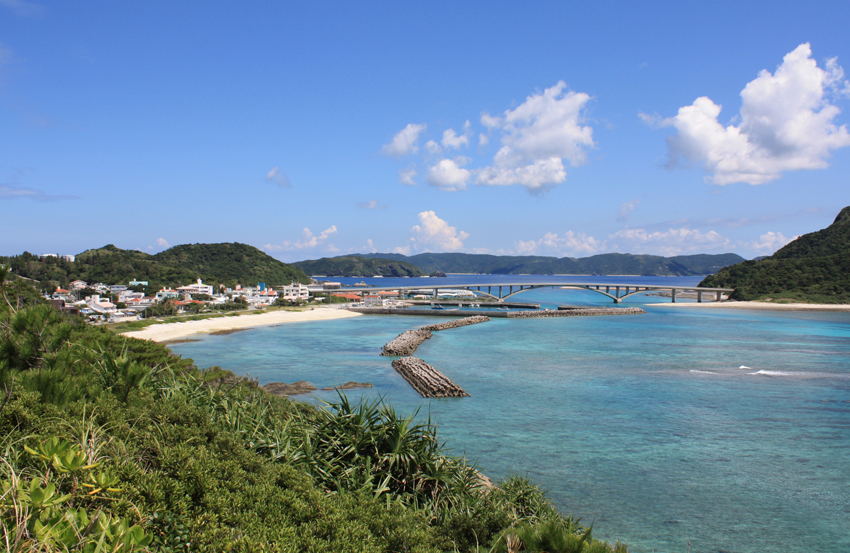 Aka Island Kerama coast turquoise water