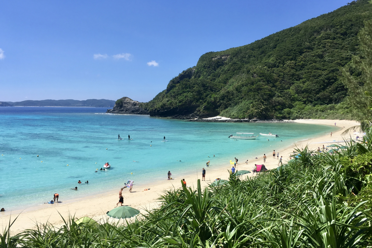 Tokashiku Beach Tokashiki Island calm cove