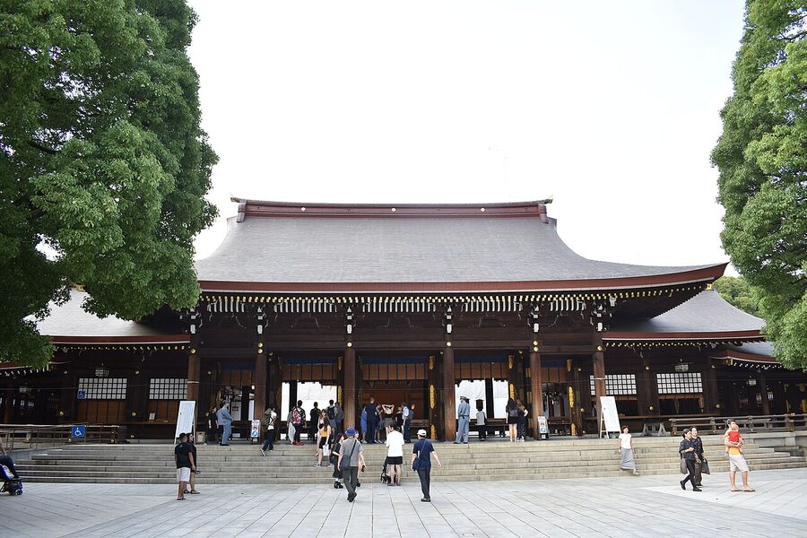 Inner courtyard of Meiji Shrine