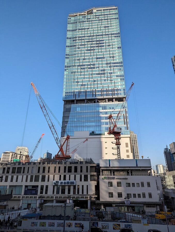 Shibuya Scramble Square building and JR station redevelopment