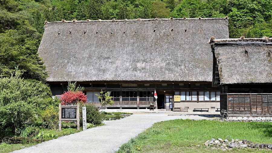 The Wada House in Shirakawa-go, the largest preserved gassho-zukuri farmhouse