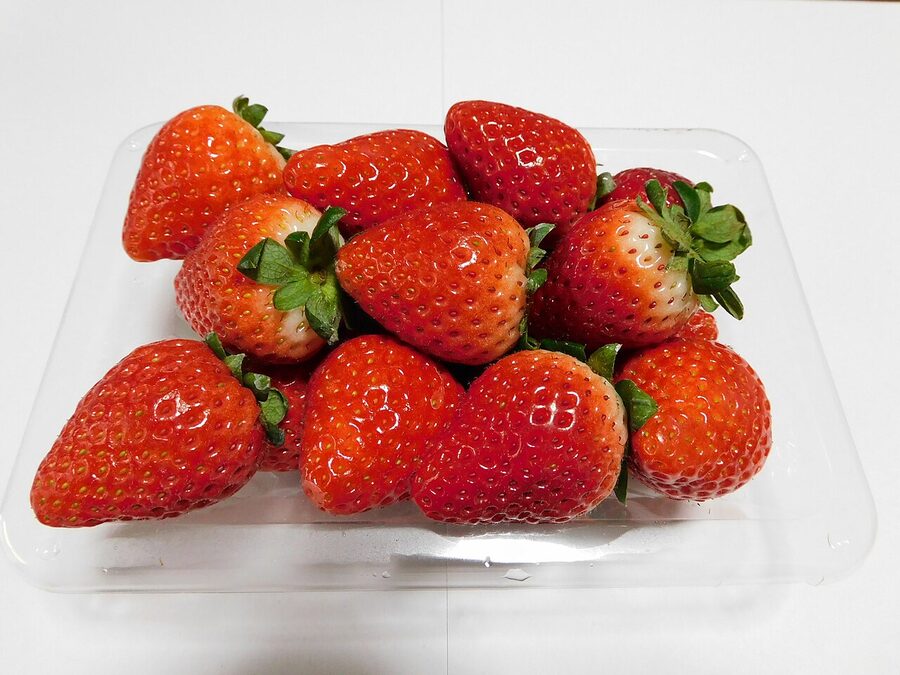 Tochiaika strawberry, the new Tochigi cultivar with a heart-shaped cross-section