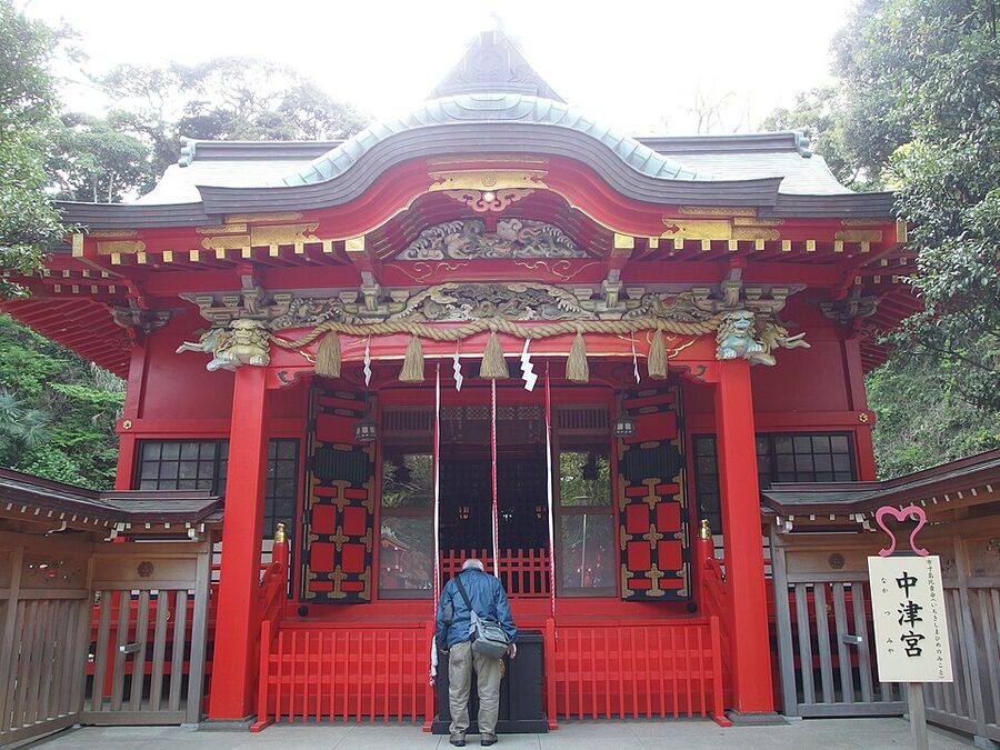 Enoshima Shrine torii gate