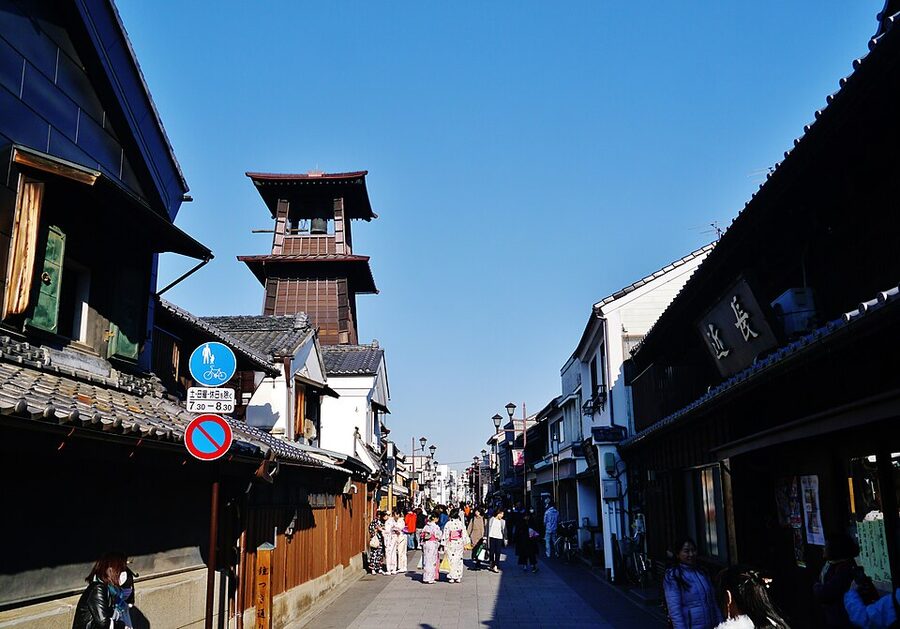 Toki no Kane bell tower in Kawagoe