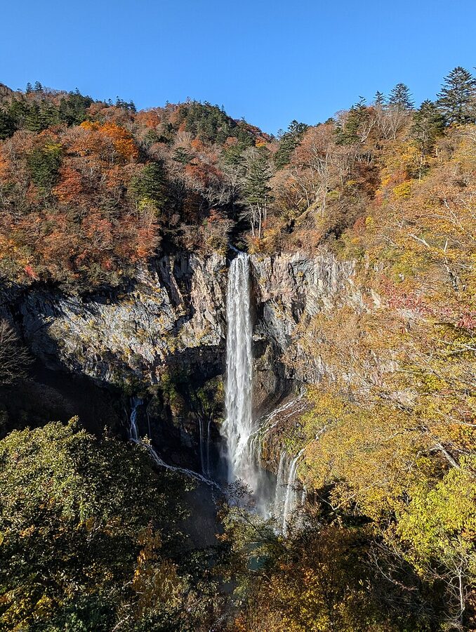 Kegon Falls 97-metre waterfall in Nikko National Park