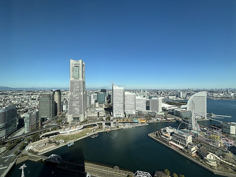 Minato Mirai 21 waterfront skyline at Yokohama