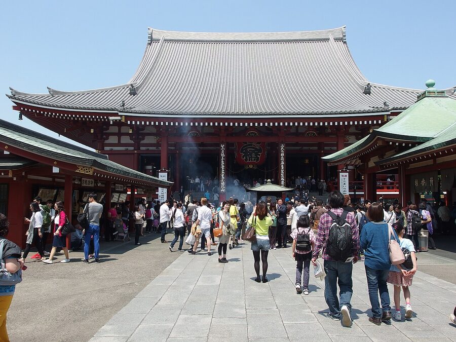 Senso-ji main hall in Asakusa