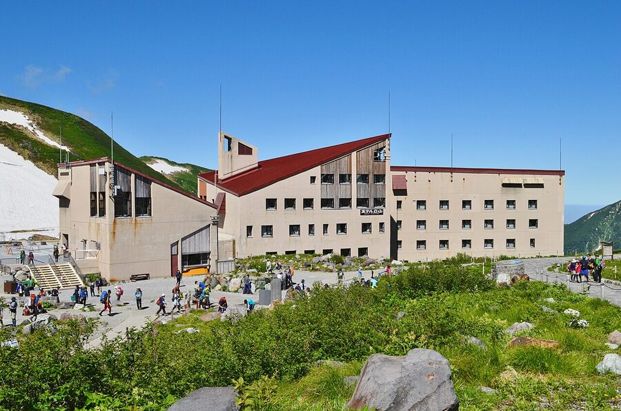 Hotel Tateyama exterior at Murodo terminal building