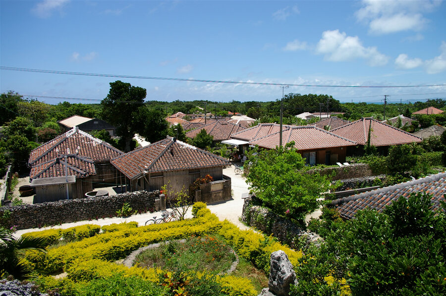 Taketomi village streets